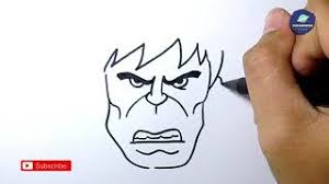 Connect the ovals of the previous step with arches as shown. How To Draw Hulk Face Youtube