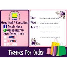 Mar 16, 2021 · format penulisan alamat tujuan agar mudah dibaca oleh ekspedisi dan kurir, penulisan label alamat tujuan dibuat serapi dan sejelas mungkin. Format Pengiriman Online Shop Shopee Indonesia