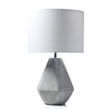 Tobin Lamp Grey Table Lamps Grey Desk Lamps Bedside Lamps Grey