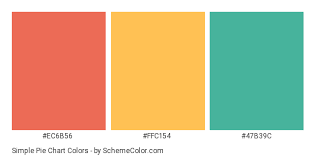 simple pie chart color scheme orange schemecolor com