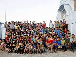 The ziona family, photographed on january 30, 2011 in baktawang, mizoram, india. 4rlv0lobtkwdlm