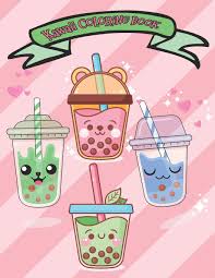 Elegant tea party coloring book by kent sorsky issuu. Kawaii Coloring Book Super Cute Bubble Tea Coloring Book For Kids Book Fatema Coloring 9798699520879 Amazon Com Books
