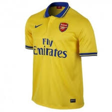 This official arsenal fc jersey by puma has the club crest fully embroided on the chest and has contrasting navy blue side panels. Arsenal Fc Away Jersey 2013 14 Nike Sportingplus Passion For Sport