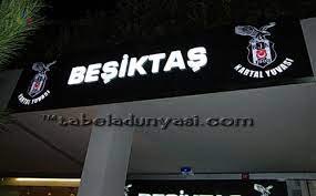 Besiktas Kartal Yuvasi Magazalari Isikli Tabela Led Kartal Baski