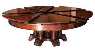 Fletcher Capstan Table A Magical Mechanical Marvel Unfinished Man Capstan Table Expandable Round Dining Table Round Dining Room