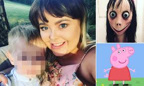 Not only did peppa make the password to her secret tree house 'daddy's big tummy', she's always . Boy Five Is Terrified To Leave Mother S Side After Horrific Momo Doll Pops Up During Peppa Pig Daily Mail Online