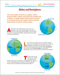 Provide differentiated guided practice and/or independent practice activities. Globes And Hemispheres Map Skills Gr 5 Printable Maps Skills Sheets