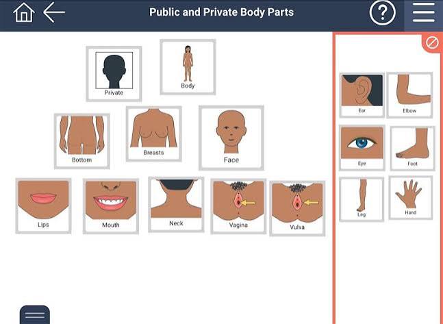 Public and Private Body Parts | SECCA