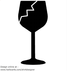 Woman standing over broken glass #1069834 by toonaday. Broken Wine Glass Clipart Novocom Top