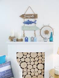 Beach house shelf for your coastal decor beach house decor shelves for decorating wall. Diy Nautical Coastal Decor Party Ideas Party Printables Blog