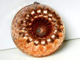 Large Copper Mold German Copper Mold Copper Cake Mold Gugelhupf Mold German Cake Mold Wagner Vintage Copper Cake Mold Country Style Kitchen