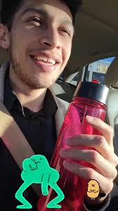 #voiceeffects haha I thought y'all might appreciate this 🤣 #jingle #pink  water bottle