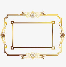 Black And Gold Border Png Elegant Golden Border Border Vector Gold Frame Png And Vector Pngtree Golden Border Border Vector Gold Frame Png And Vector For Free Pernikahan