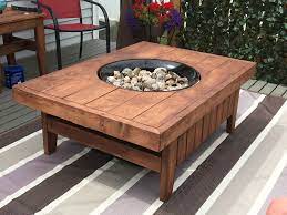 With propane fire pits you don't have to keep checking the fire constantly and the flames are easier to control. 16 Diy Gas Fire Table Ideas Fire Pit Fire Table Gas Firepit