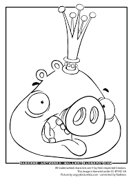 Hellokids has created a channel of video game coloring pages for you to enjoy. Radkenz Artworks Gallery Angry Birds Coloring Page King Pig Angry Birds Pigs Angry Birds Emoji Coloring Pages
