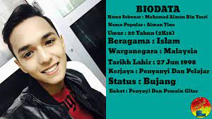 Tempoh hari saya sudah buat laporan. Viral Biodata Aiman Tino Yg Sebenarnya Youtube