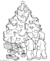 Don't select a christmas tree until you make an inspection of the space the christmas tree will be placed. Coloring Pages Of Christmas Trees Coloring Home