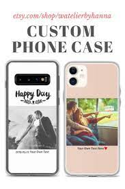 Custom Iphone Samsung Case Personalized Phone Case With Your Wedding Family Couple Baby P Personalized Phone Cases Custom Phone Cases Personalize Iphone Case