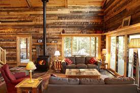 Another idea for decorating a log home involves using furnishings that have a matching style. 19 Log Cabin Home Decor Ideas