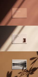 Louve 4 Pack Stationery Mockups Gambar Simpel Fotografi Kertas Dinding