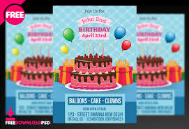 We have a huge range of flyers products available. Birthday Party Invitation Flyer Template Social Media Template Freedownloadpsd Com