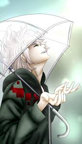 Anime boy sad and rain silver and white envyy9 picture 122758634. Nagito Being A Happy Boy In The Rain Danganronpa