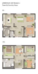 Grundriss Einfamilienhaus Mit Galerie Satteldach Architektur 4 Zimmer 153 M Erdgeschoss Kuche Grundriss Einfamilienhaus Haus Grundriss Town Country Haus