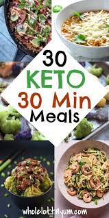 30 Days Of Low Carb 30 Minute Meals 30 Minute Meals 30 Min Meals Easy Healthy Dinners