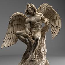 Those who have reached an advanced degree of spirituality are even thought to be able to envision them. Artstation Fallen Angel Davide Doni
