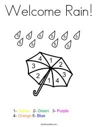 Check spelling or type a new query. Welcome Rain Coloring Page Twisty Noodle