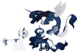 The Royal Moon Family By Aquadove My Little Pony Drawing Mlp Fan Art My Little Pony Characters