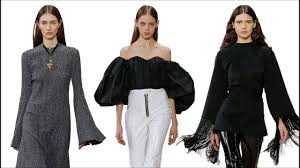 أزياء وملابس المصممة كيم اليري تتالق دائما Kym Ellery Women Bell Sleeve Top Fashion