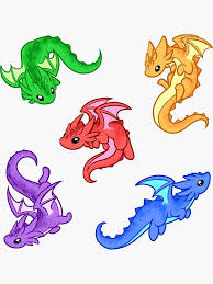 Gem Dragon Pattern Sticker By Rebecca Golins In 2021 Baby Dragon Art Baby Dragons Drawing Dragon Drawing