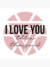 Do What You Love And Love What You Do Wallpaper I Love You Three Thousand 3000 Stickers By Lyndseymm Redbubble My Love Love You Cute Couple Wallpaper