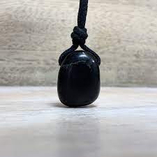 Mens Healing Stone Necklace Shungite Necklace Protection Necklace Emf Protection Unisex Necklace B Unisex Necklace Mens Birthday Gifts Healing Stones Necklace