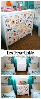 Diy Ikea Dresser Hack Updating With Wallpaper Remodelaholic Apartment Decorating Ikea Ikea Dresser Hack Ikea Diy