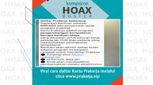 Daftar kartu prakerja ternyata segampang ini! Hoaxbuster Viral Cara Daftar Kartu Prakerja Melalui Situs Prakerja Vip Kumparan Com
