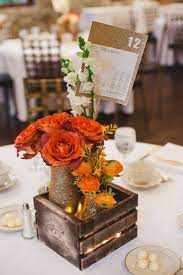 90 Rustic Wooden Box Wedding Centerpiece Ideas Box Wedding Centerpieces Rustic Wedding Centerpieces Fall Wedding Diy