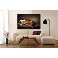 Modernes design fur ihr wohnzimmer tv mobel ameno modern. Moderne Gemalde Violine Auf Einem Tisch Holz Druck Auf Leinwand Rahmen Fur Wohnzimmer Kuche Buro Haus