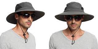 Einskey Sun Hat For Men Women Outdoor Protection Wide Brim Bucket Fashion Clothing Shoes Accessories Mensacce Mens Sun Hats Wide Brim Sun Hat Sun Hats