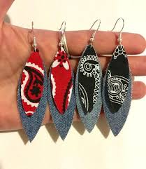 Black And Yellow Paisley Bandana Pin On Earrings And Rings