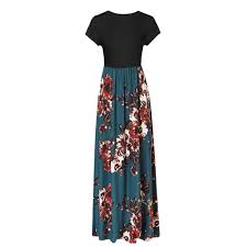 Ulanda Elegant Women S Maxi Dress Floral Printed Autumn Long Sleeves Casual Tunic Long Maxi Dress With Images Womens Maxi Dresses Long Maxi Dress Floral Maxi Dress