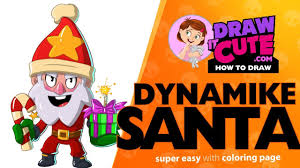 Today, we will review him in full and teach you how to use him most effectively. How To Draw Santa Dynamike Brawl Stars Super Easy Drawing Tutorial With A Coloring Page Youtube