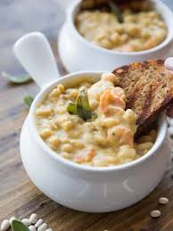 Creamy Roasted Garlic White Bean Soup Veggie And The Beast Recipe Food Recipes Whole Food Recipes