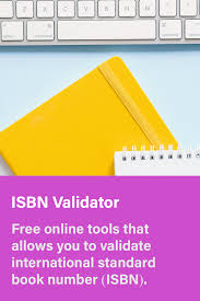 International Standard Book Number Validator In 2020 Free Online Tools Online Tools Books