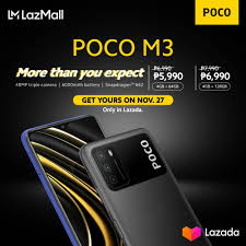 Today the company presented, in accordance with the announcements, a new smartphone from its offer, which is arriving directly in europe. Lazada Launch Alert Get Your Very Own Xiaomi Poco M3 Facebook