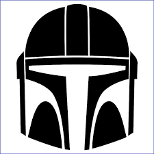 Cove Signs The Mandalorian Decal Sticker 4 Inch Black Star Wars Baby Yoda Star Wars Art Mandalorian Helmet Mandalorian
