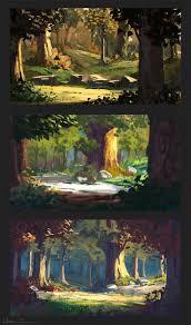 All formats of digital art are accepted into this folder. Forest Roughs By K04sk Deviantart Com On Deviantart Environmental Art Art Background Environment Concept Art