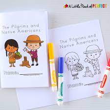 Get it here there are more pages to the mini book in my harvest time math and literacy unit. Thanksgiving Free Printable Easy Reader Book Pilgrims And Native Americans