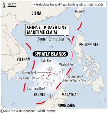 Map of various countries occupying the spratly islands. Map Of South China Sea And Territorial Claims Japan Forward